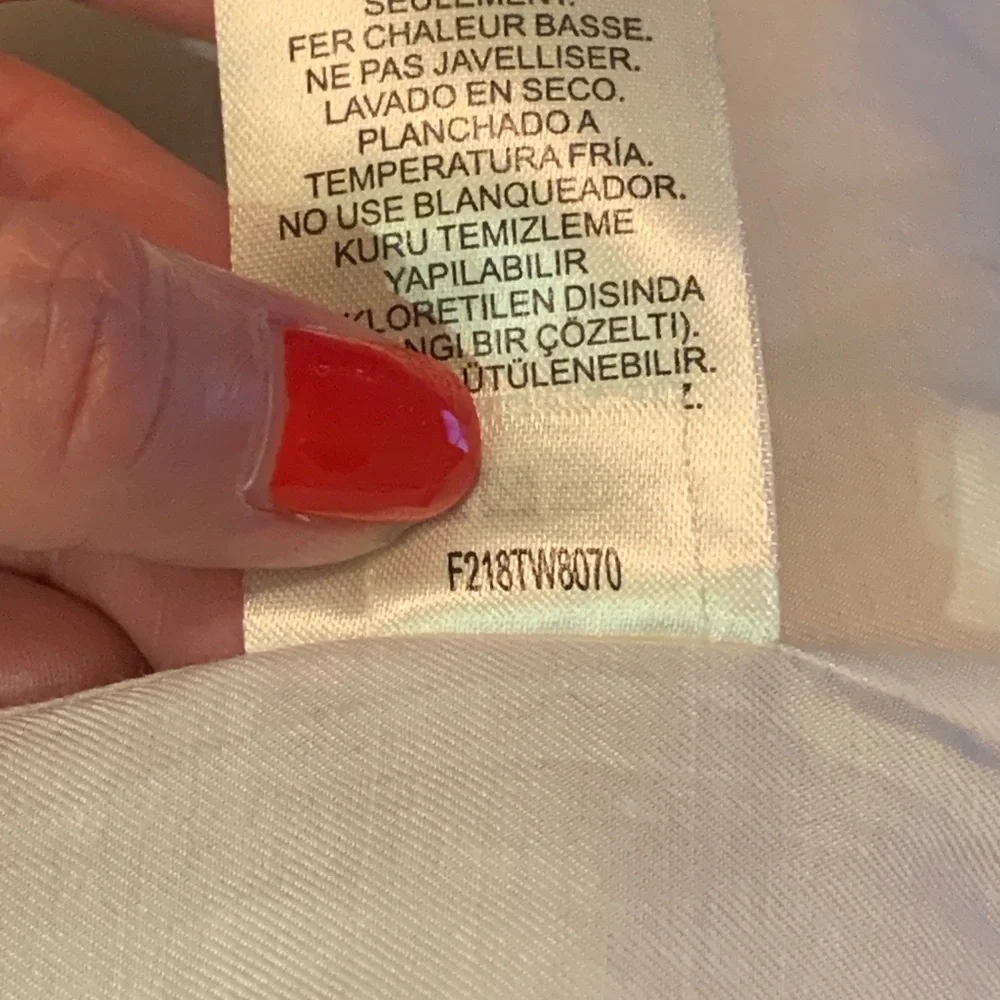 Tibi Tropical Wool Womens Tan  Drawstring Medium  Blazer Preppy Quiet Luxury - Picture 7 of 8